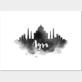 Agra watercolor Posters and Art